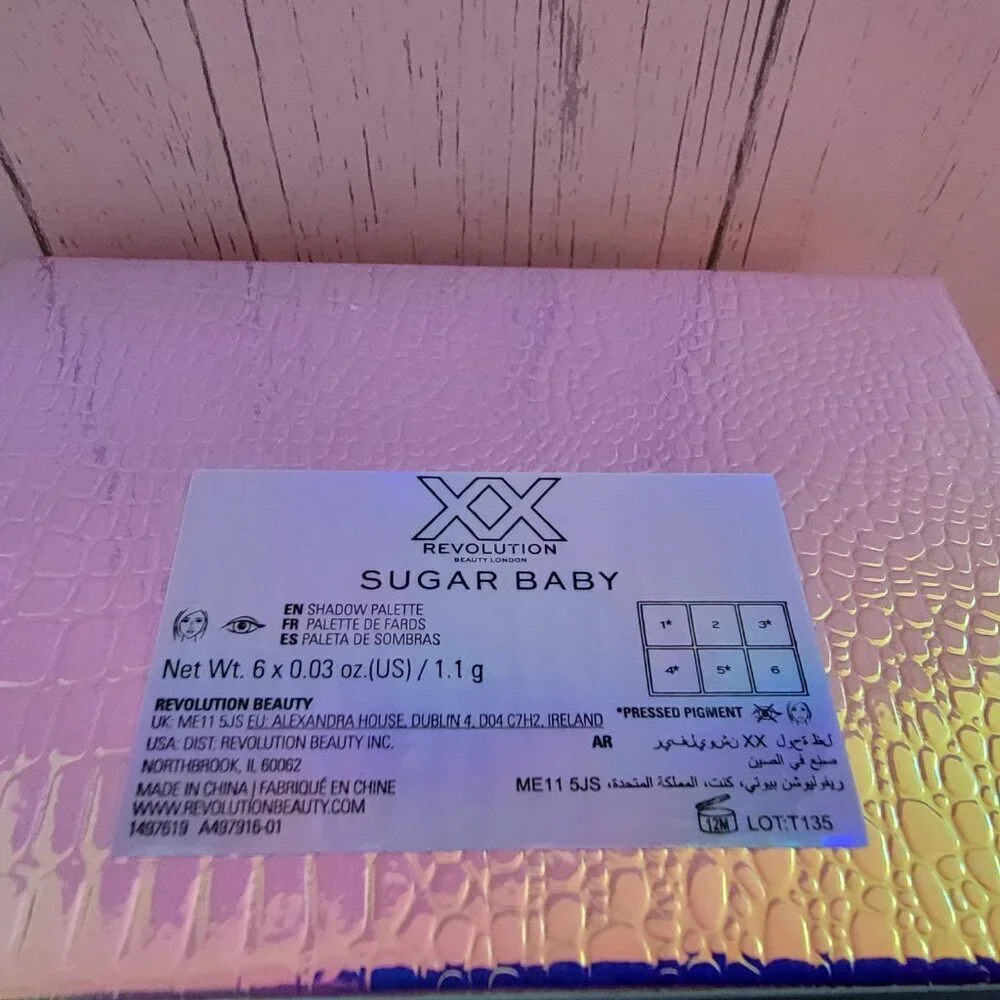 Revolution Beauty London Sugar Baby Eyeshadow Palette - New